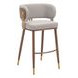 Brew Beige Upholstered Bar Stool
