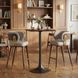 Brew Beige Upholstered Bar Stool