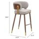 Brew Beige Upholstered Bar Stool