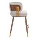 Brew Beige Upholstered Counter Height Stool
