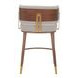 Brew Beige Upholstered Counter Height Stool