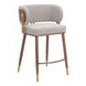 Brew Beige Upholstered Counter Height Stool