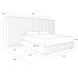 Tarrant Monument Oatmeal Wall Panel King Upholstered Platform Bed