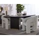 Kalla Charcoal And Natural Rectangular Dining Table