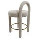 Curco Gray Upholstered Counter Height Stool Set of 2