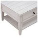 Lake House Weathered White Rectangular Cocktail Table