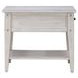 Lake House Weathered White Rectangular End Table