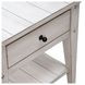 Lake House Weathered White Rectangular End Table