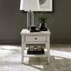 Lake House Weathered White Rectangular End Table