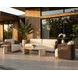 Caelina Stinson Cream Performance Fabric 91" Outdoor Sofa