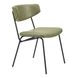 Charon Green Upholstered Dining Chair Set of 2