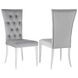 Kerwin Grey Tufted Upholstered Side Chair Set of 2
