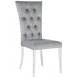 Kerwin Grey Tufted Upholstered Side Chair Set of 2
