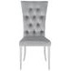 Kerwin Grey Tufted Upholstered Side Chair Set of 2
