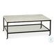 Whitman Bronze And Marble Rectangular Cocktail Table