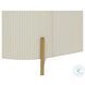 Paloma High Gloss Cream And Gold Bar Cabinet