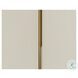 Paloma High Gloss Cream And Gold Bar Cabinet