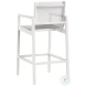 Tiverton White Outdoor Bar Stool