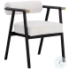 Sova Copenhagen White Dining Arm Chair