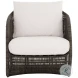 Tulum Louis Cream Performance Fabric Lounge Chair