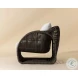 Tulum Louis Cream Performance Fabric Lounge Chair