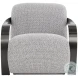 Sonetta Helios Check Black Lounge Chair