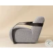 Sonetta Helios Check Black Lounge Chair
