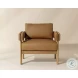 Roslyn Ludlow Sesame Leather Lounge Chair