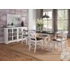 Hearthwood Haven White 84" Extendable Rectangular Counter Height Dining Table