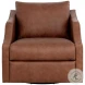 Orwyn Cognac Swivel Lounge Chair