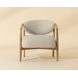 Sigrid Monument Oatmeal Upholstered Lounge Chair
