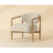 Sigrid Monument Oatmeal Upholstered Lounge Chair