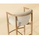 Sigrid Monument Oatmeal Upholstered Bar Stool