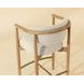Sigrid Monument Oatmeal Upholstered Counter Height Stool