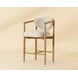 Sigrid Monument Oatmeal Upholstered Counter Height Stool