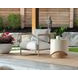 Patras Cream Outdoor End Table