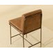 Lathan Tan Leather Upholstered Counter Height Stool