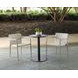 Macello Black Round Outdoor Bistro Dining Room Set