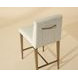 Hadwin Geralt Linen Performance Fabric Counter Height Stool