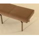 Nuvella Kona Camel Upholstered 60" Accent Bench