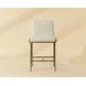 Lathan Geralt Linen Performance Fabric Counter Height Stool