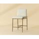 Lathan Geralt Linen Performance Fabric Counter Height Stool