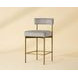 Astellan Polo Club Stone Performance Fabric Counter Height Stool