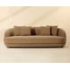 Serafina Kona Camel 94" Sofa with Pillows