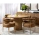 Kalla Rustic Oak 48" Round Dining Table