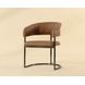 Rosmere Milliken Cognac Upholstered Dining Arm Chair