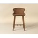 Cascade Milliken Cognac Upholstered Counter Height Stool