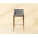 Landmark Monument Pebble Upholstered Bar Stool