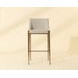 Landmark Monument Oatmeal Upholstered Bar Stool