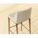 Landmark Monument Oatmeal Upholstered Bar Stool